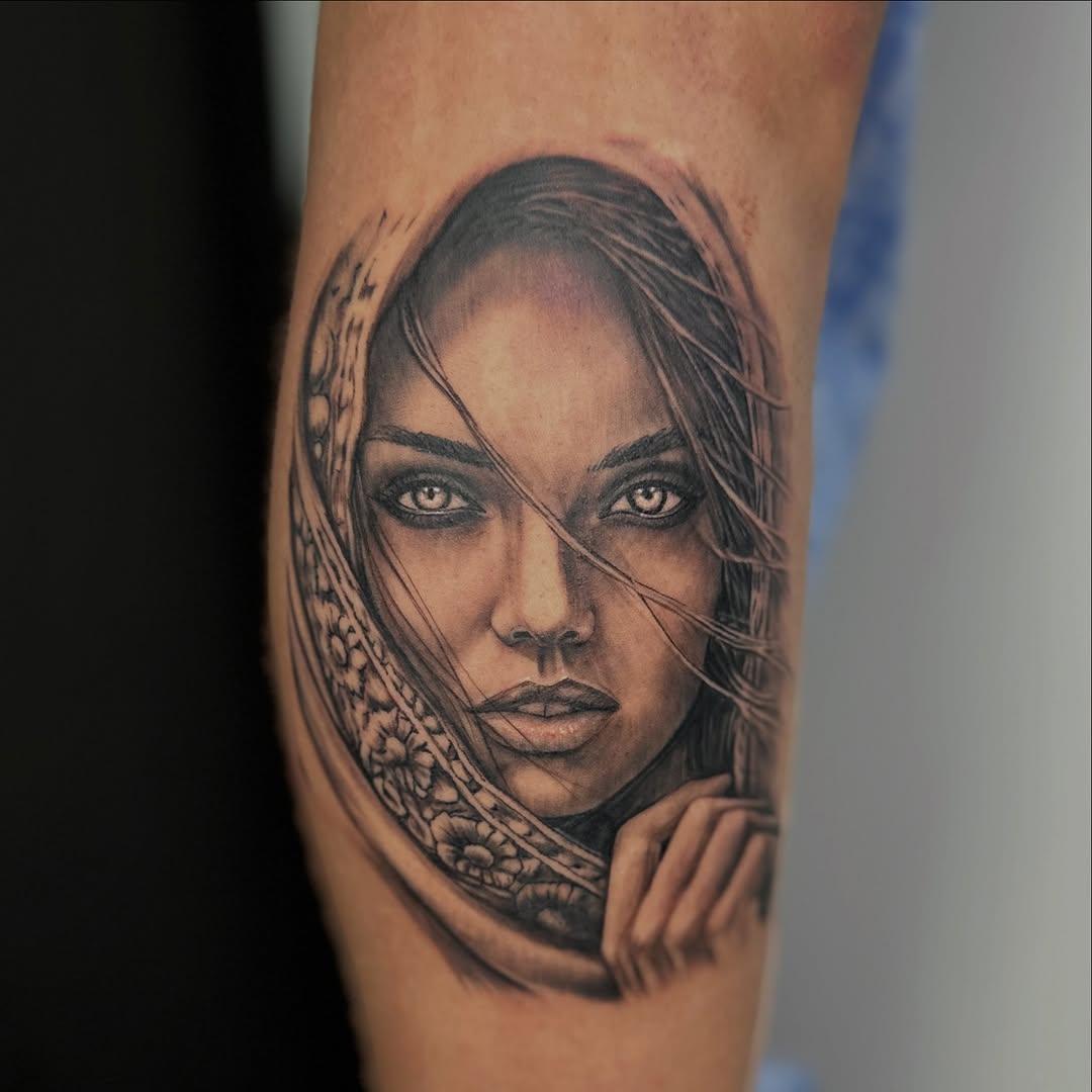 Black & Grey tattoo — mautantattoo