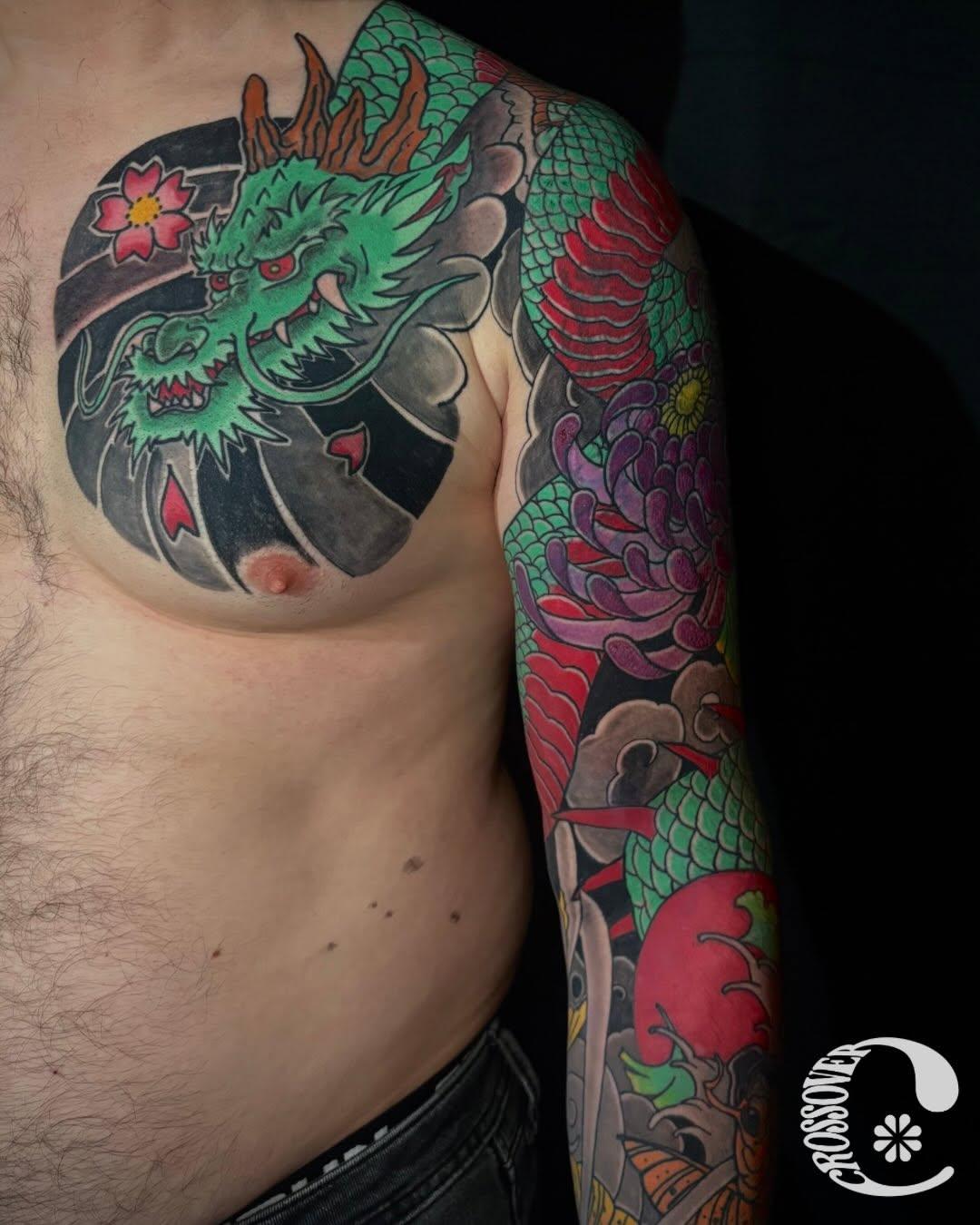 Japonais bras complet — tattoo.spitfire.ink