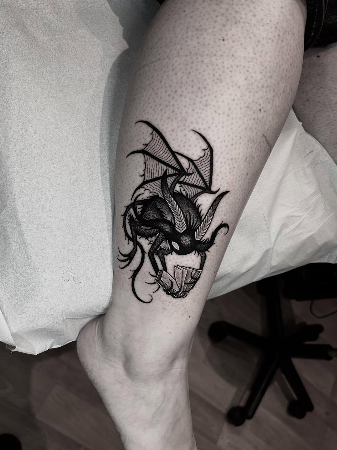 Small demons tattoo by logur_