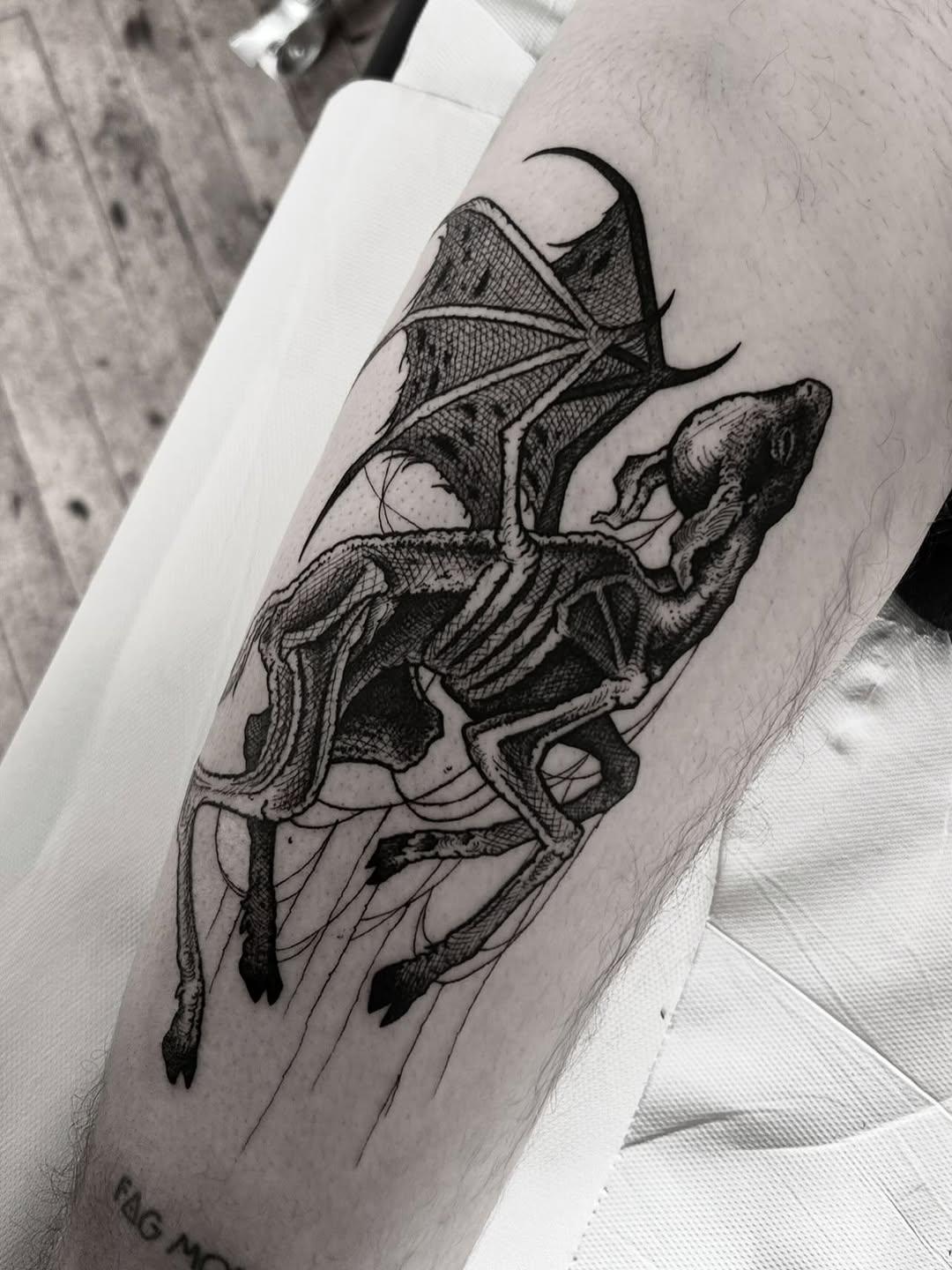 Sheep tattoo by logur_