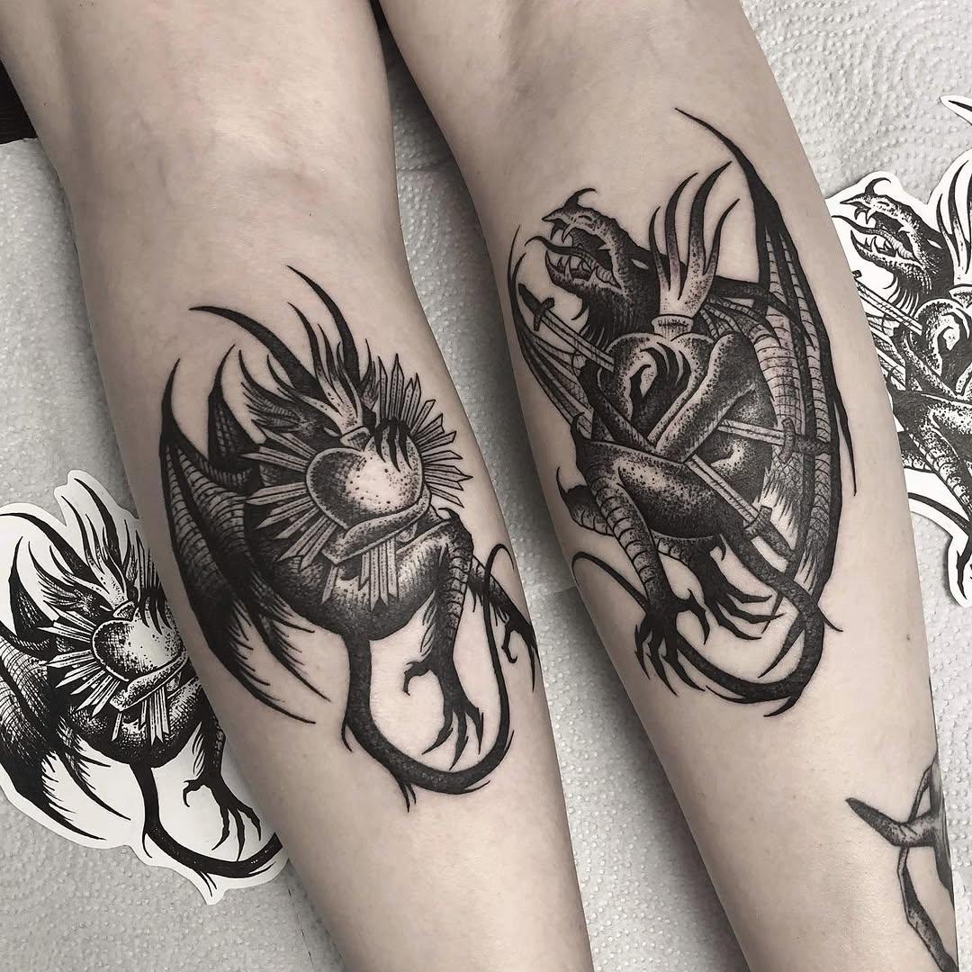Guardians of Ex votos tattoo by logur_