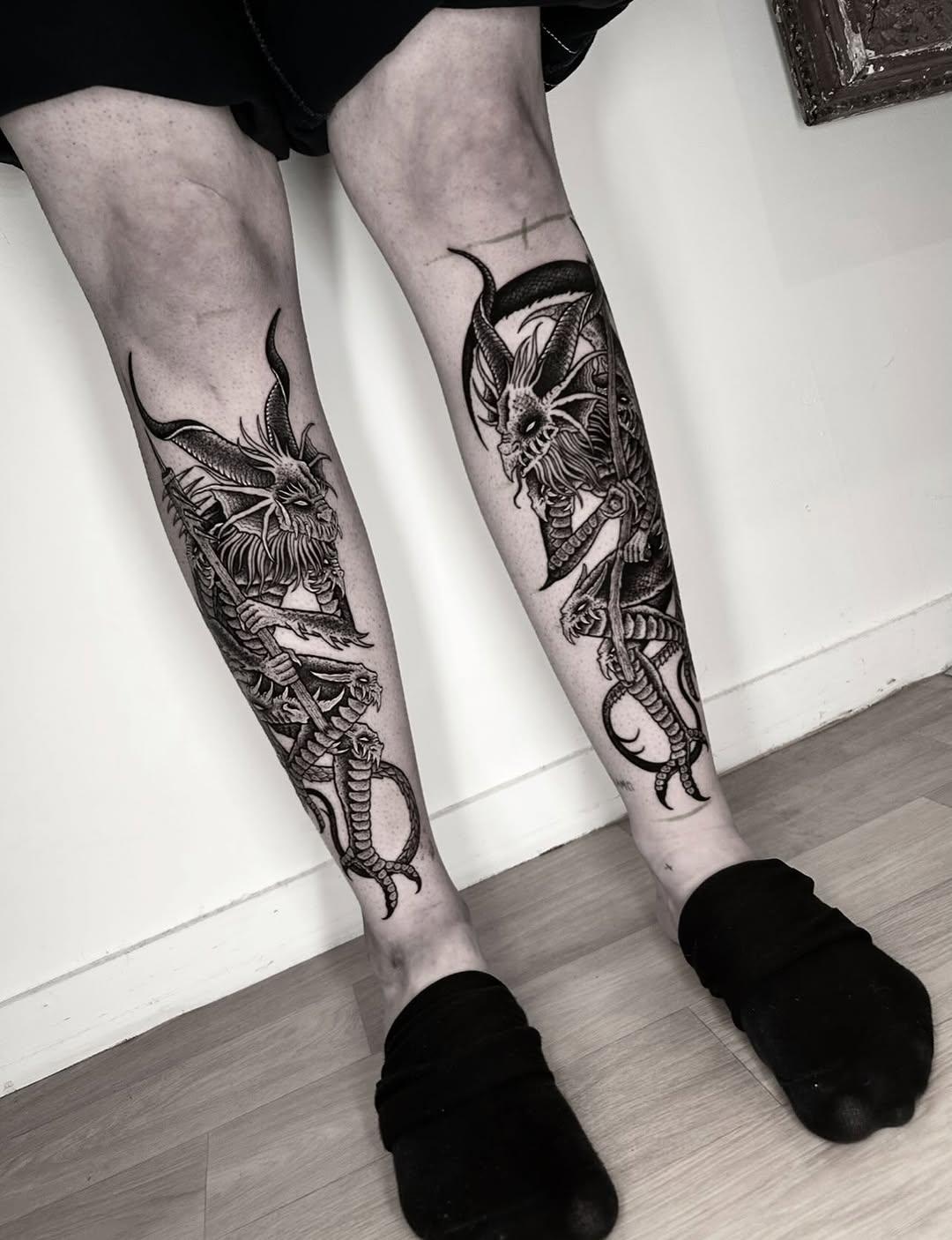 Demons tattoo by logur_