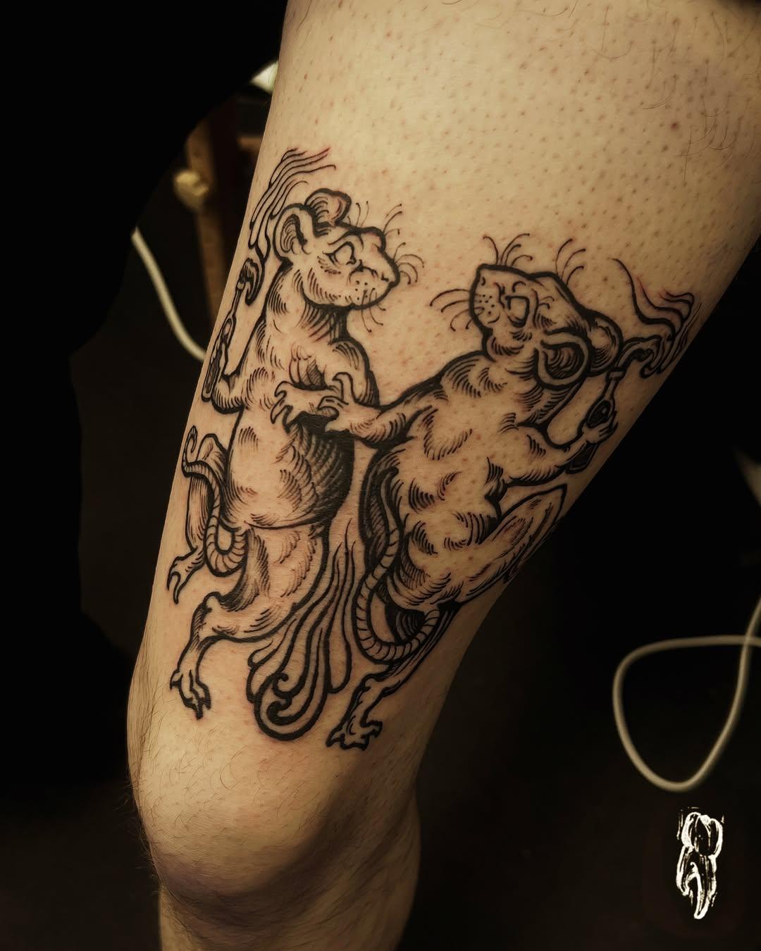 Two small tattoos by la_kenotte