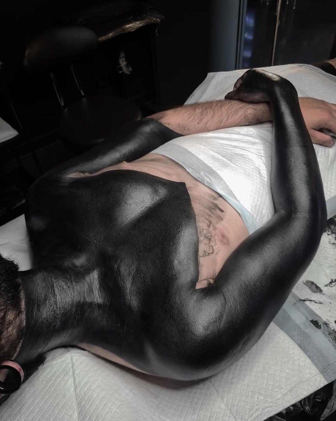 Tatouage full black arm cover — missvoodooo