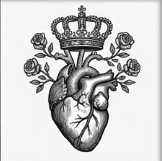 Coeur couronne