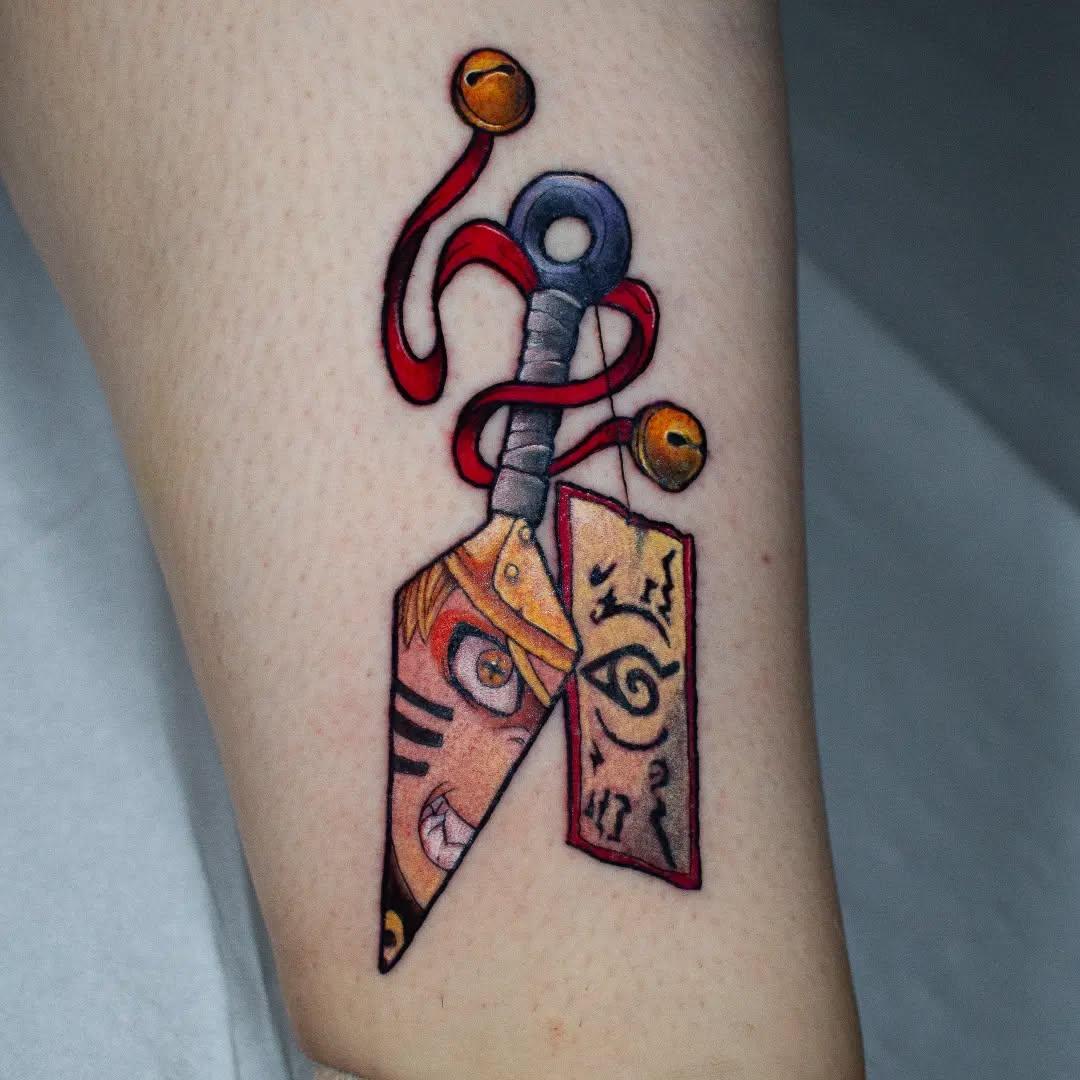 Tatouage Naruto kunai — bbpoulet