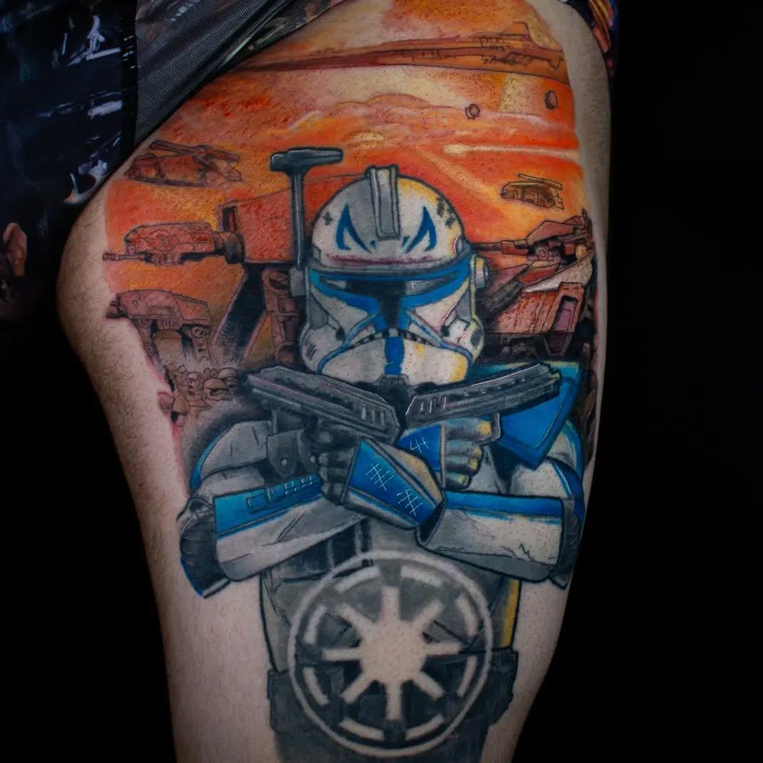 Tatouage Clone trooper Star Wars — bbpoulet