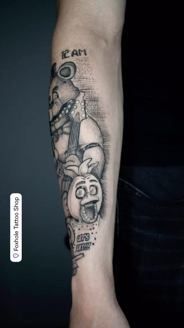 Tatouage Mercredi Addams — bbpoulet