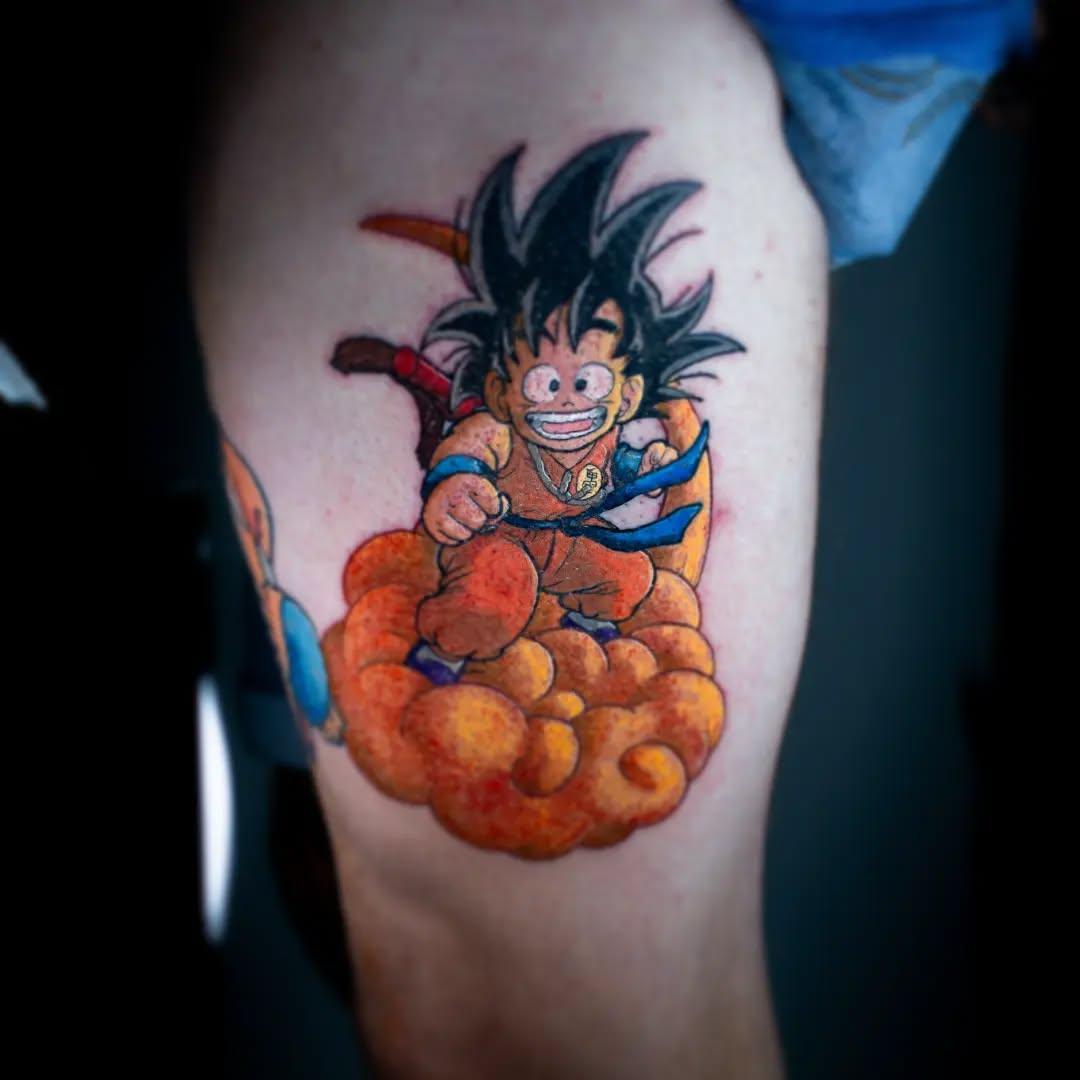 Tatouage Goku Dragon Ball — bbpoulet