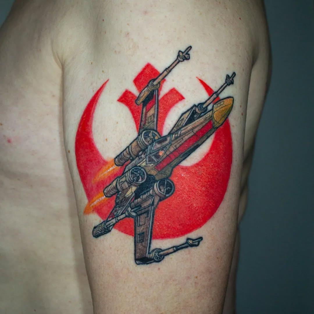 Tatouage Star Wars X-wing — bbpoulet