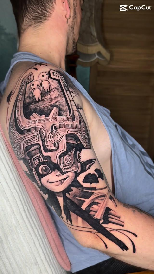 Tatouage Créature Midna back piece — tanagralmt