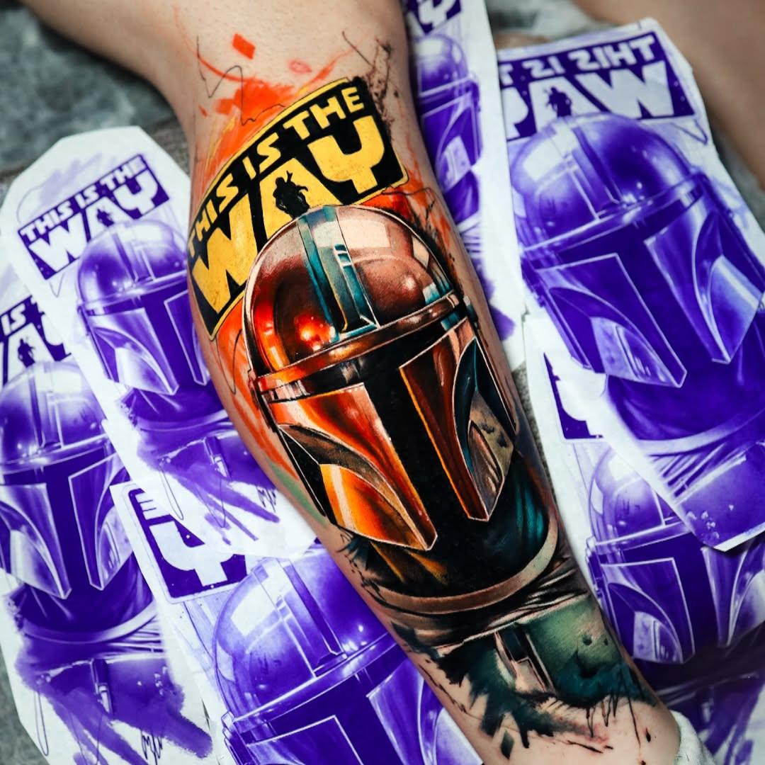 Tatouage The Mandalorian — isacthekid