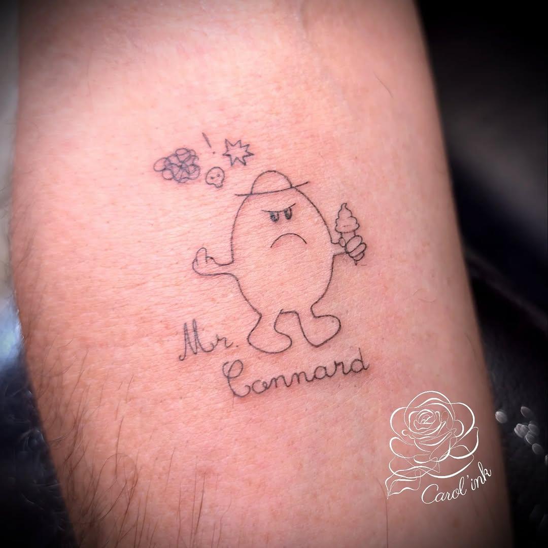 Tatouage personnage cartoon — carolink.tattoo.nimes