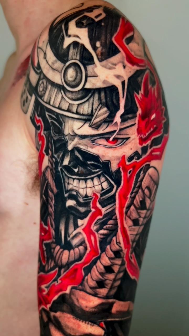 Tatouage Femme samuraï mystique — laenainkward