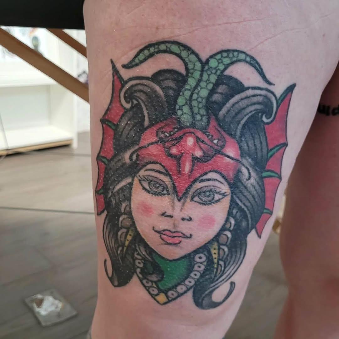 Tatouage Femme démoniaque — yannickdelaval
