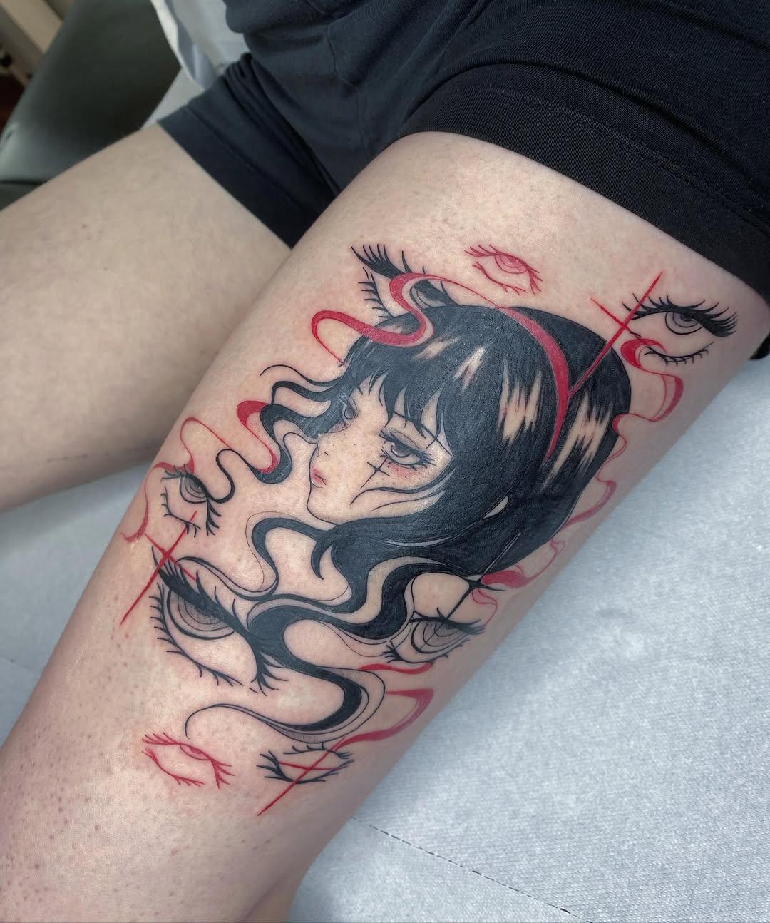 Tatouage Tomie (Junji Ito) — valoche_tattoo