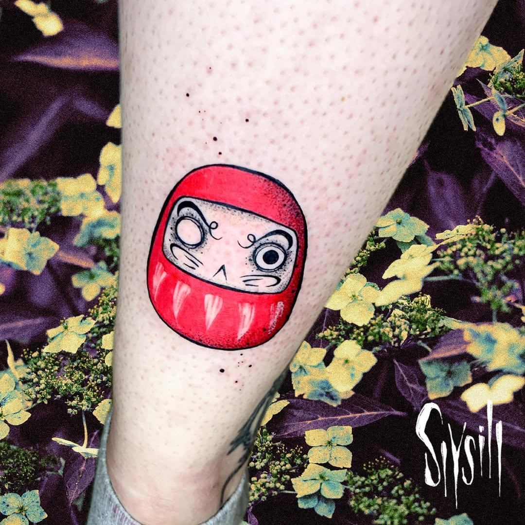 Tatouage Daruma flash — slysill