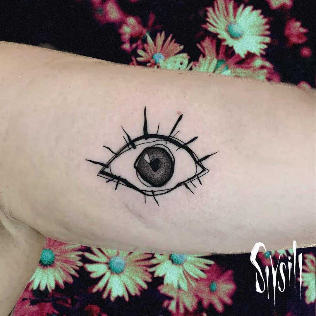 Tatouage Oeil graphique — slysill