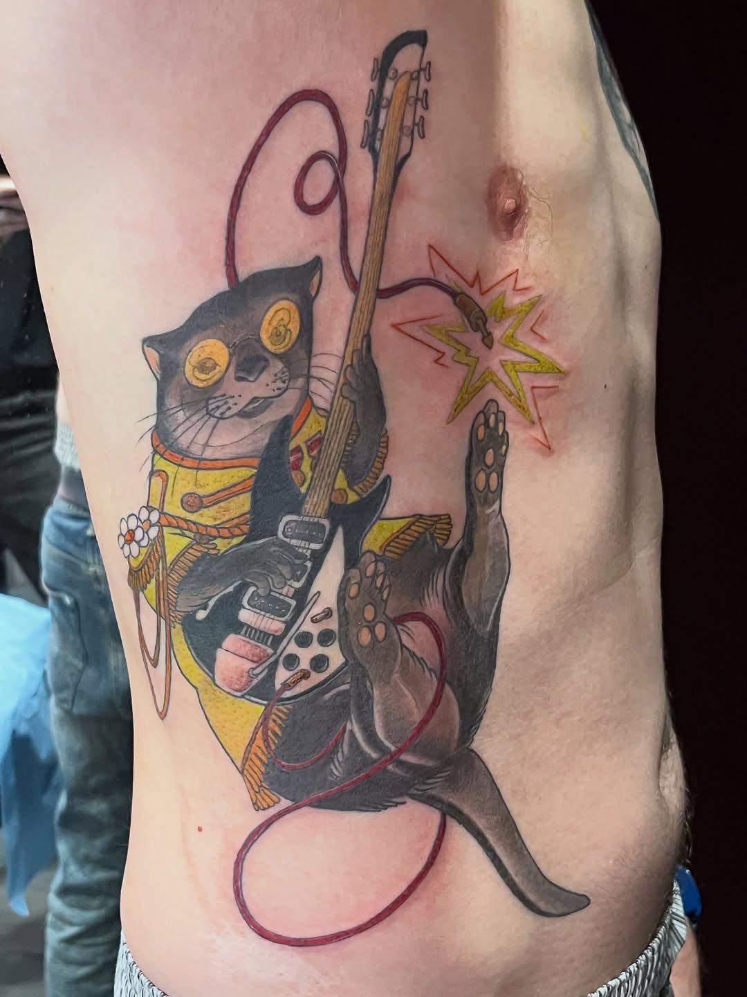 Tatouage Loutre Lennon — rudewaterzooi