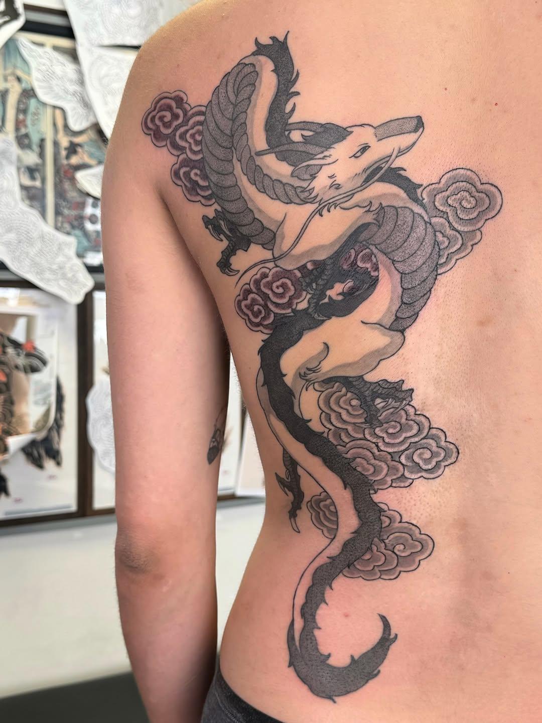 Tatouage Haku couverture cicatrices — mushu_ttt