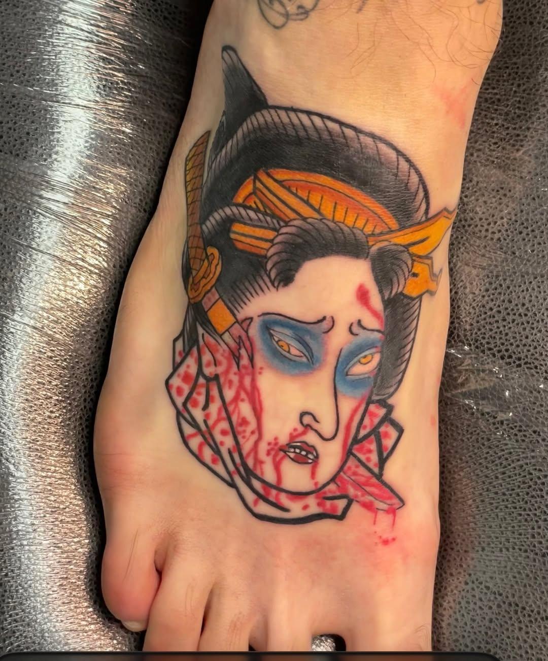 Tatouage Namakubi head — vins_micheletti