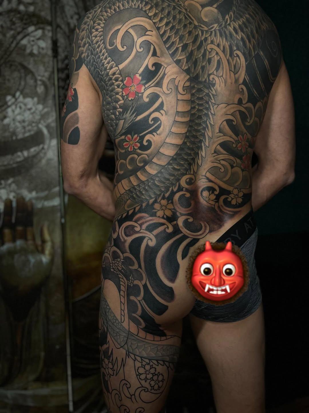 Tatouage Cover Irezumi grand dos — monsieurvang_tattoo