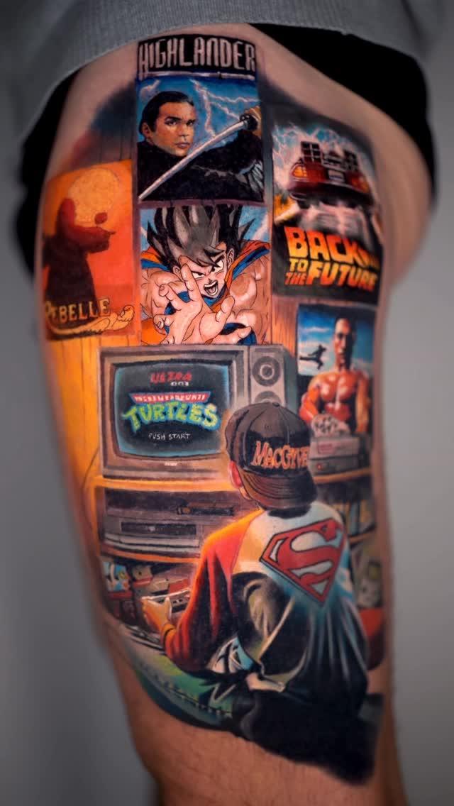 Tatouage Compilation années 80 — michaeltaguet