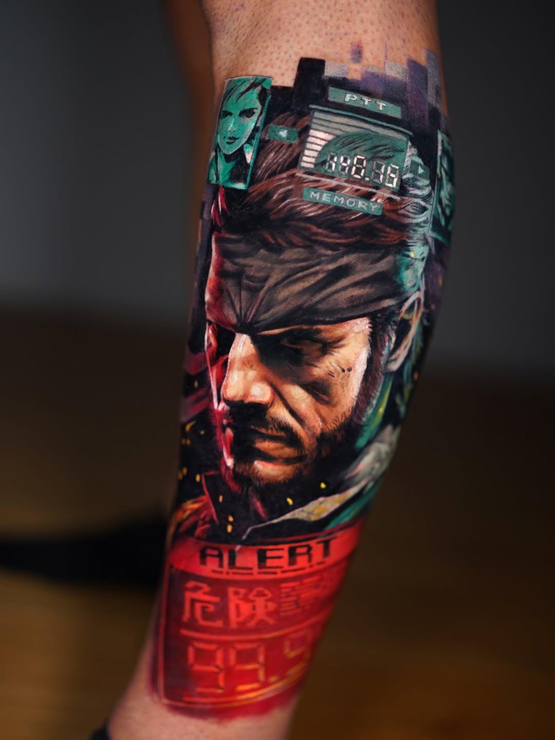 Tatouage Compilation jeux vidéo — michaeltaguet