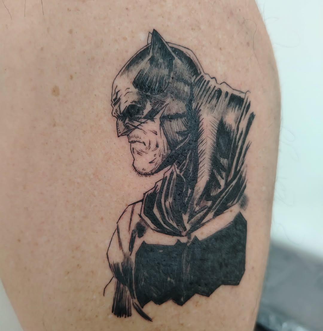 Tatouage Batman personnages — gentlem_ink