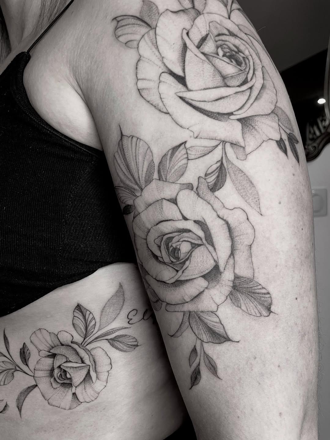 Tatouage Rose — julien_maker