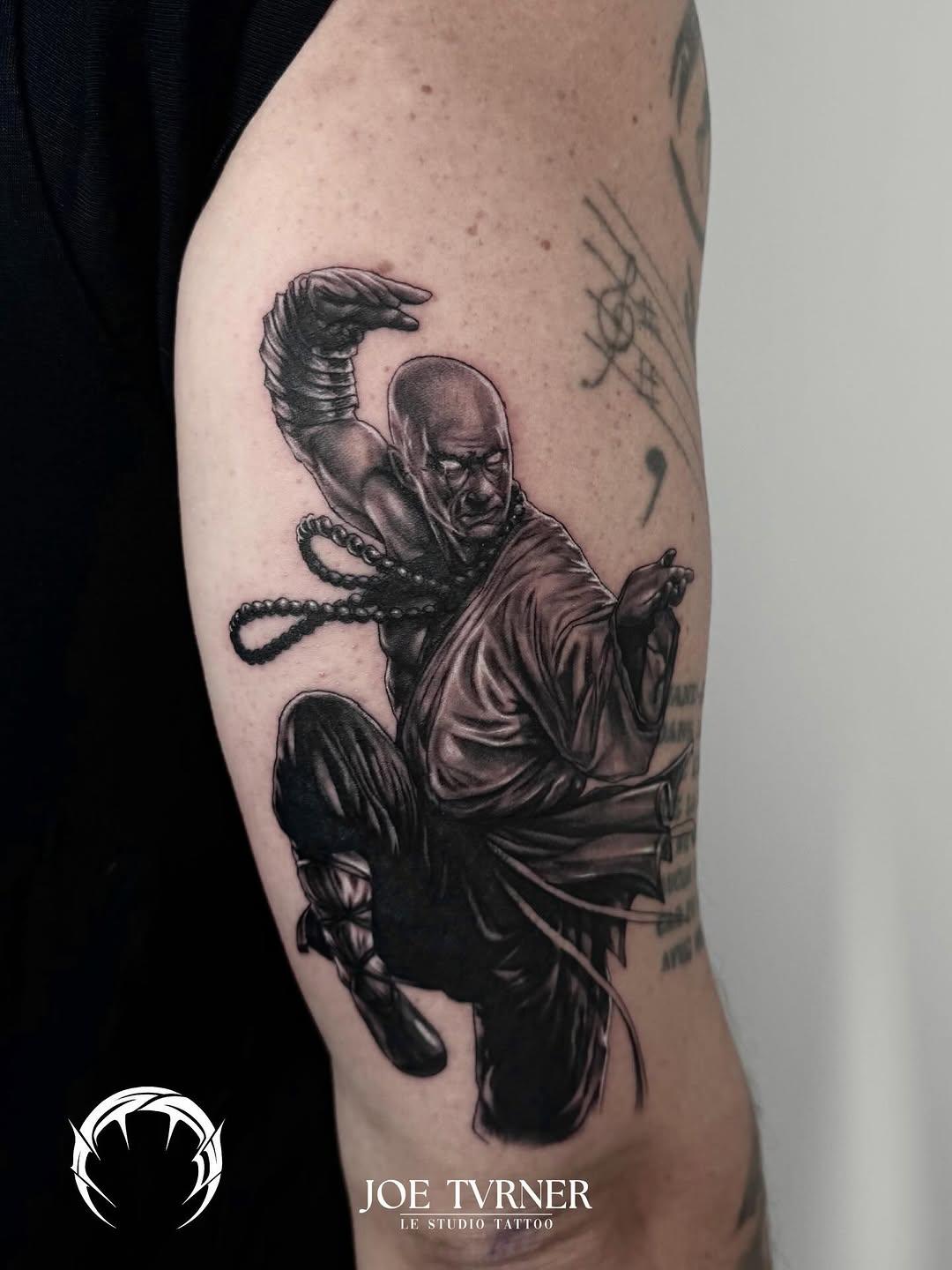 Tatouage Moine Shaolin — fabsabat.tattoo