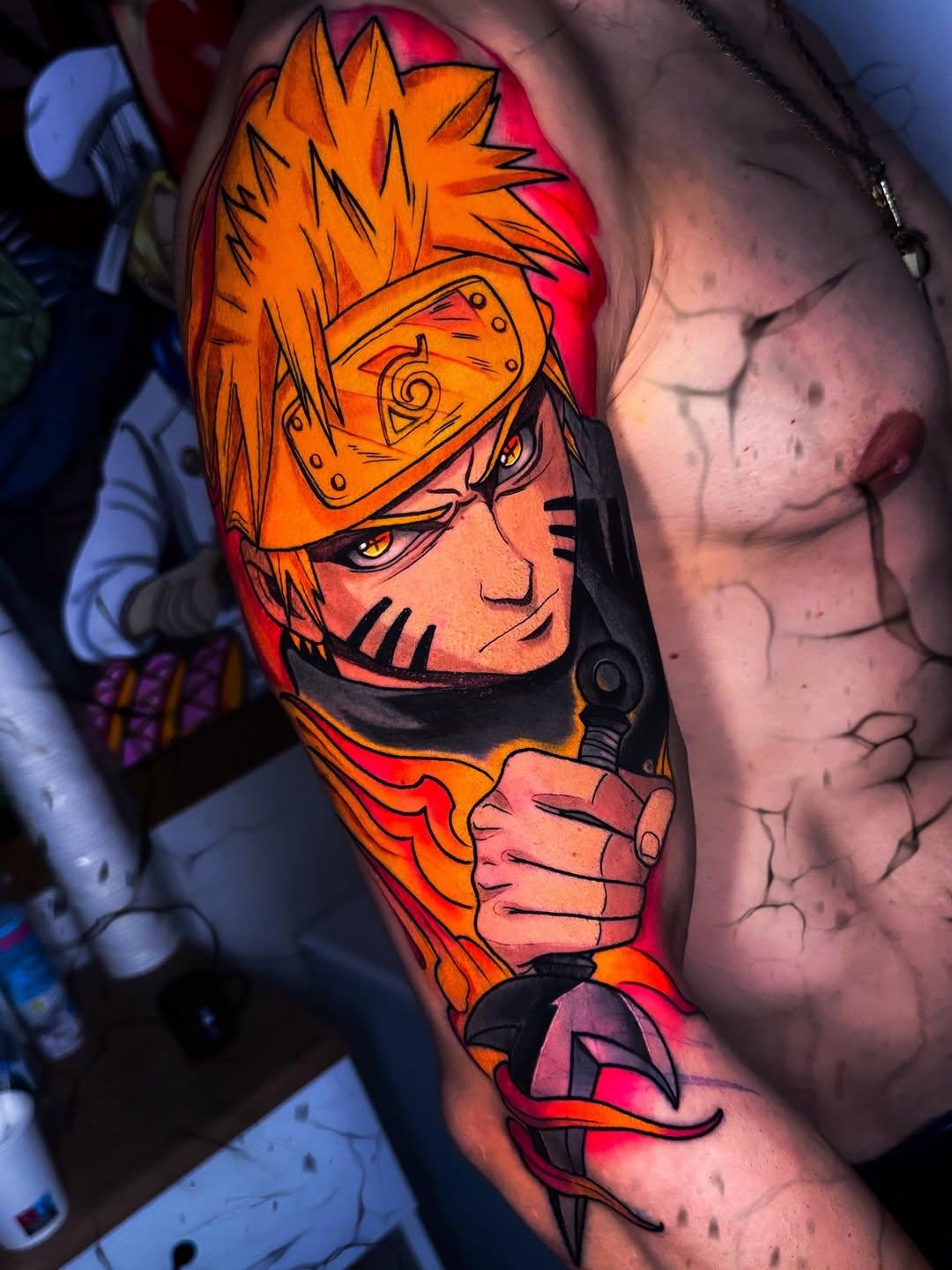 Tatouage Naruto manga couleur — hangdex