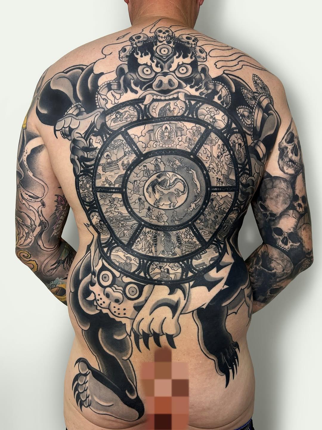 Tatouage Yama roue de la vie — abdel_pedro