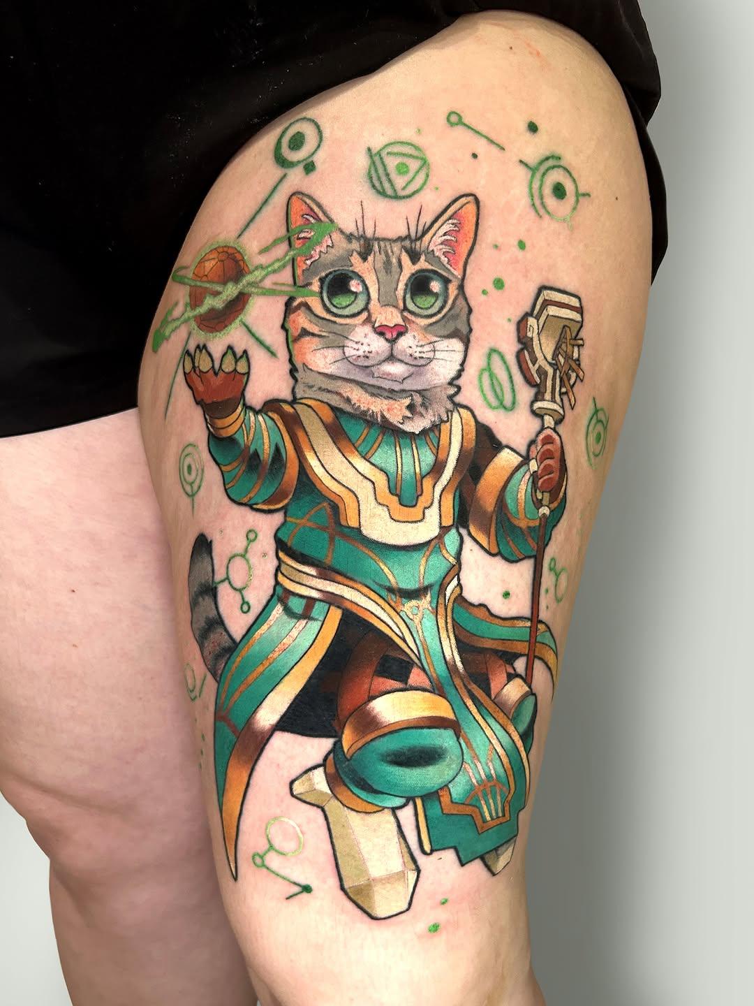 Tatouage Chat Neko costume Namaï — abdel_pedro