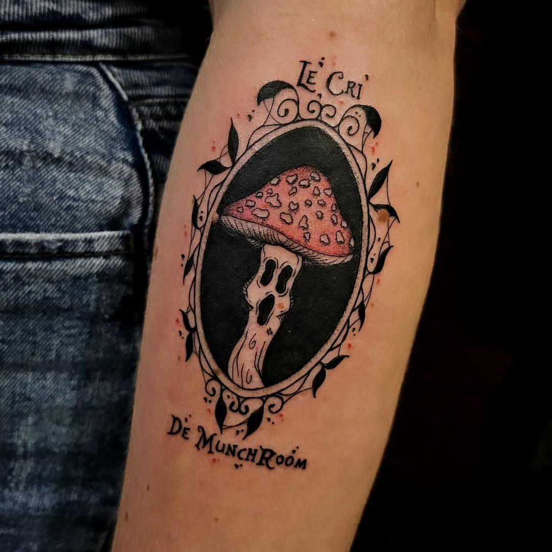 Tatouage Amanite champignon — aphrodisi_arts