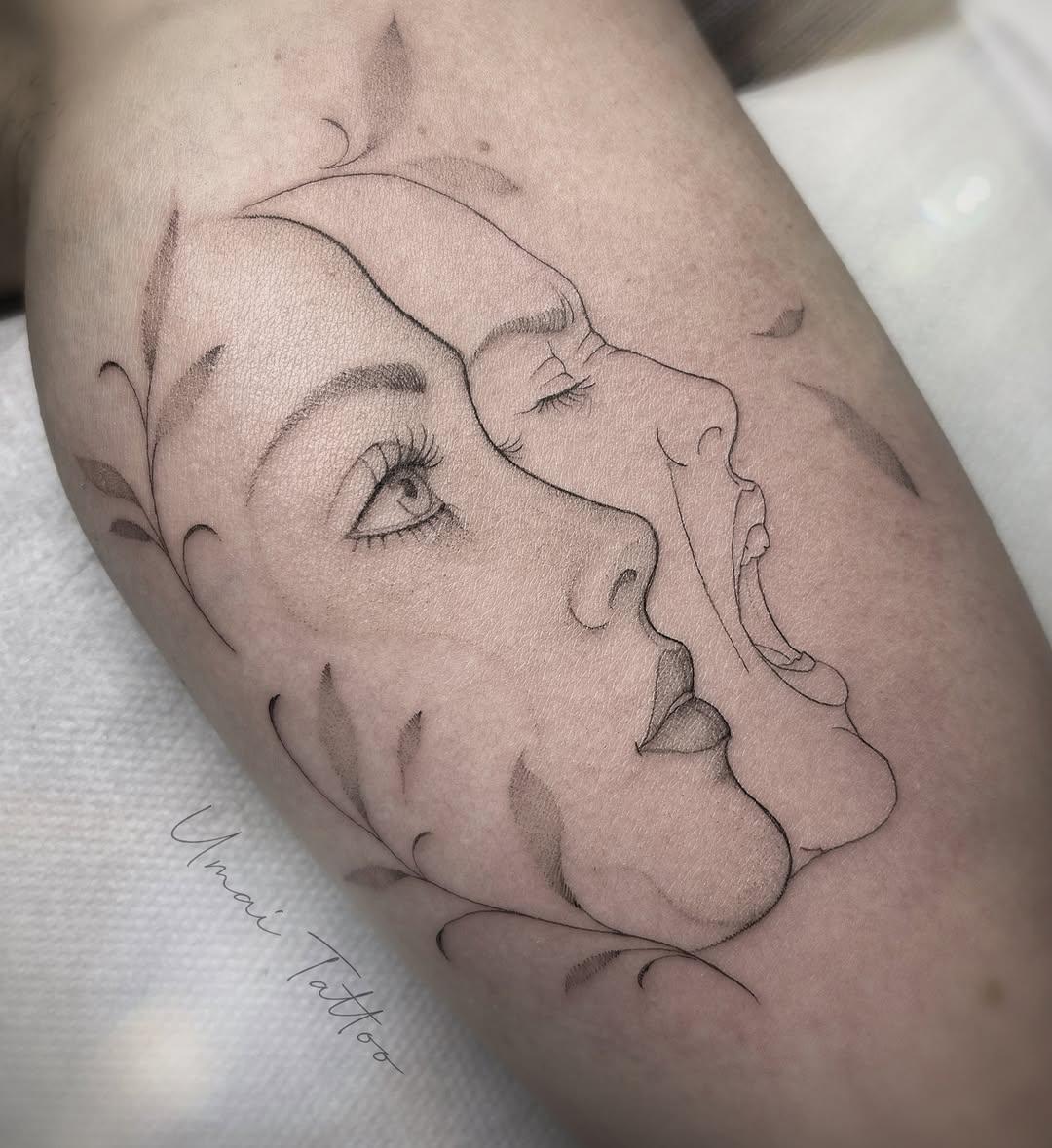 Tatouage Fleur délicate — umaitattoo