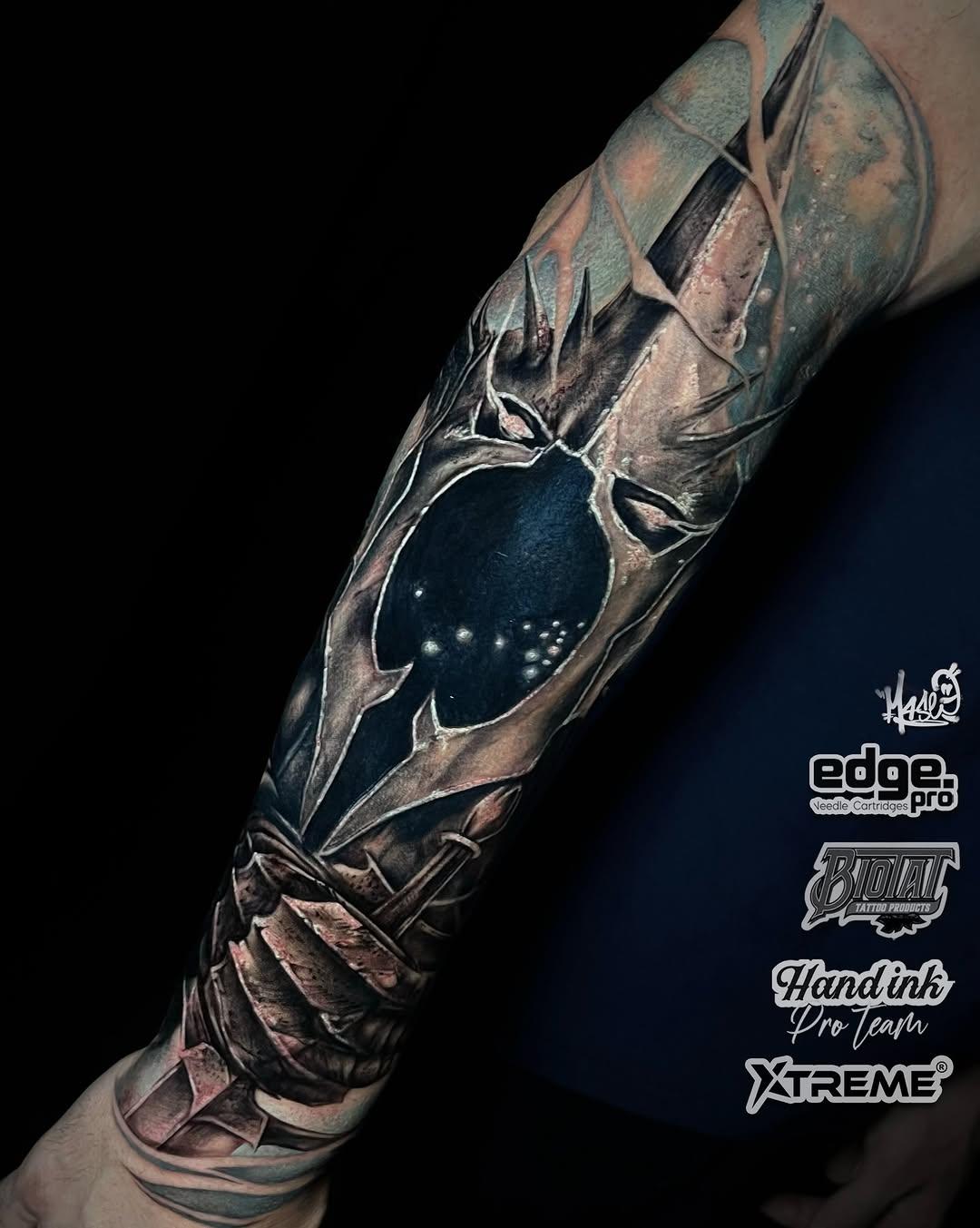 Tatouage Witch King noir gris — a.mase.ink