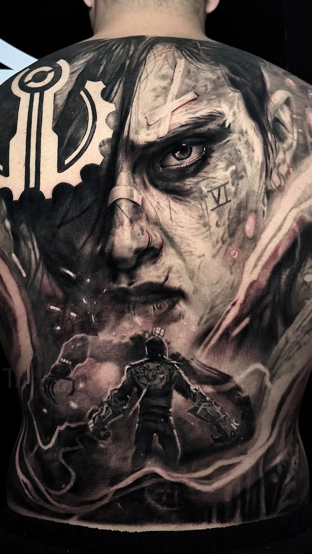 Tatouage Arcane dos complet — kalguartattoo
