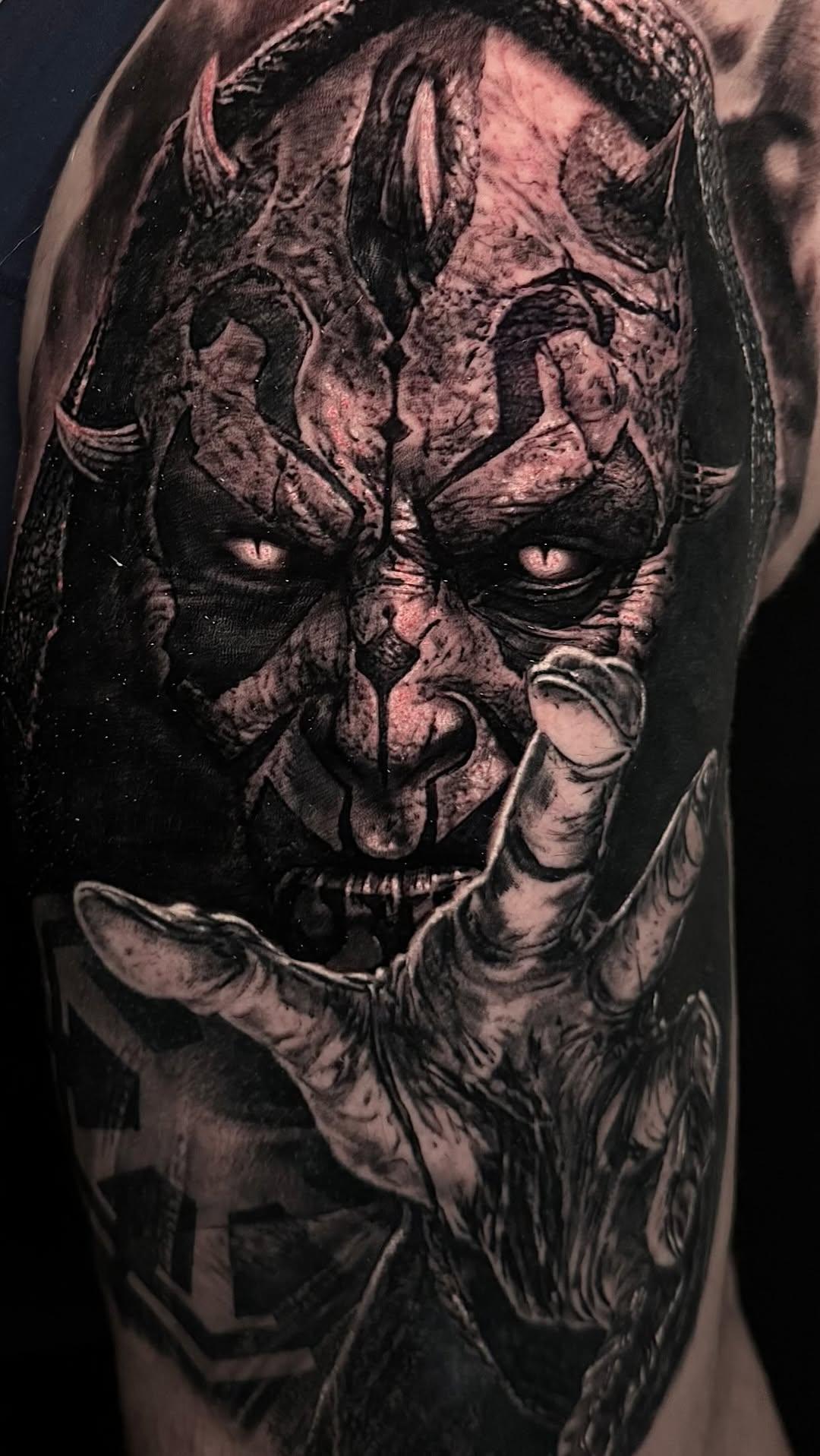 Tatouage Dark Maul Star Wars — kalguartattoo