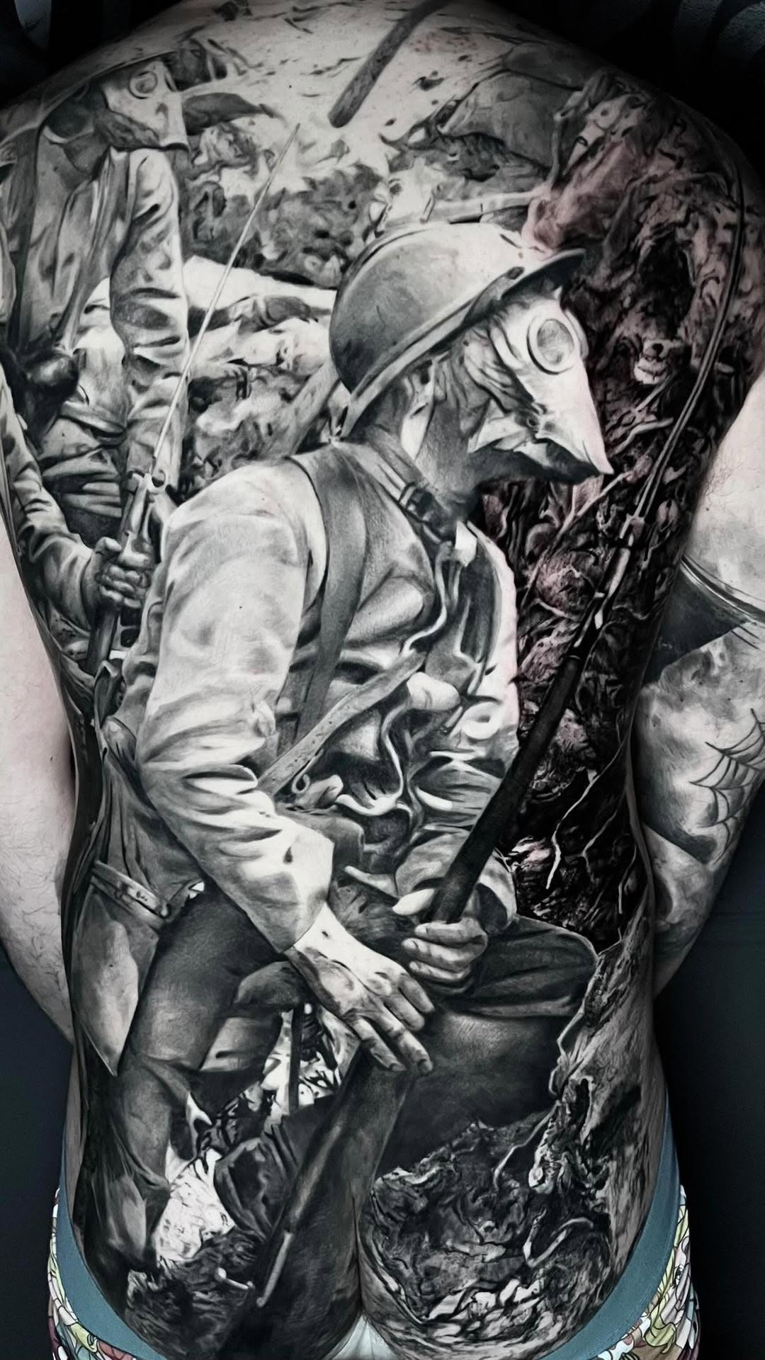 Tatouage Pour la France WW1 Verdun — kalguartattoo