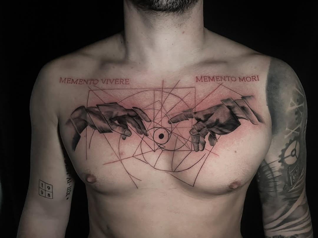 Tatouage Personnage sketch jambe — marina_tattooartist