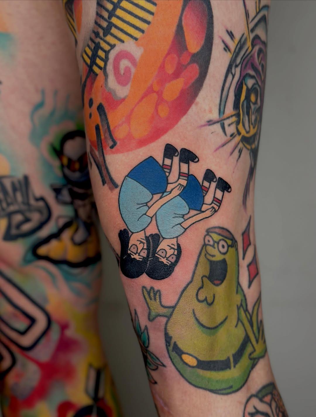 Tatouage Personnages cartoon variés — dennisbebenroth