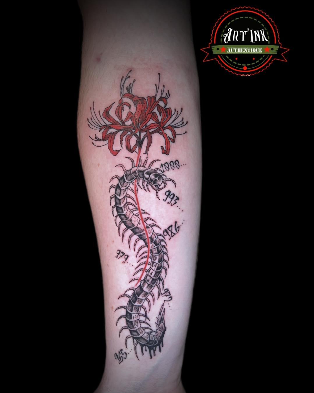 Tatouage Fleur spirale — artinksimtattoo