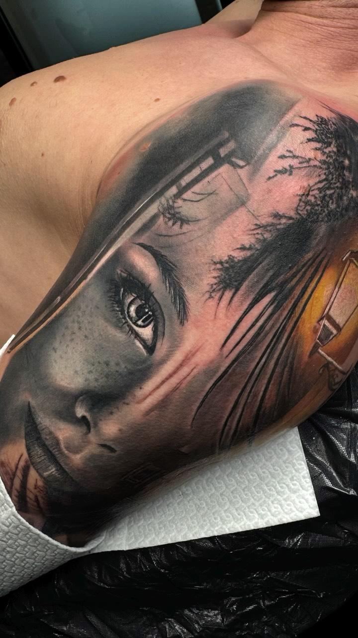Tatouage Bras couleur réaliste — myleneadntattoo