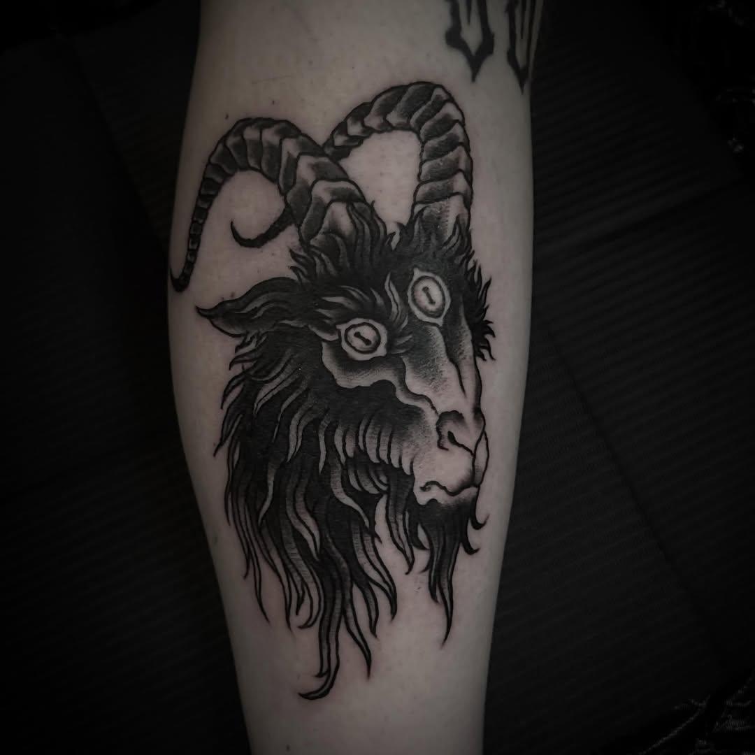 Tatouage Bouc noir (Black Phillip) — ben_valentini