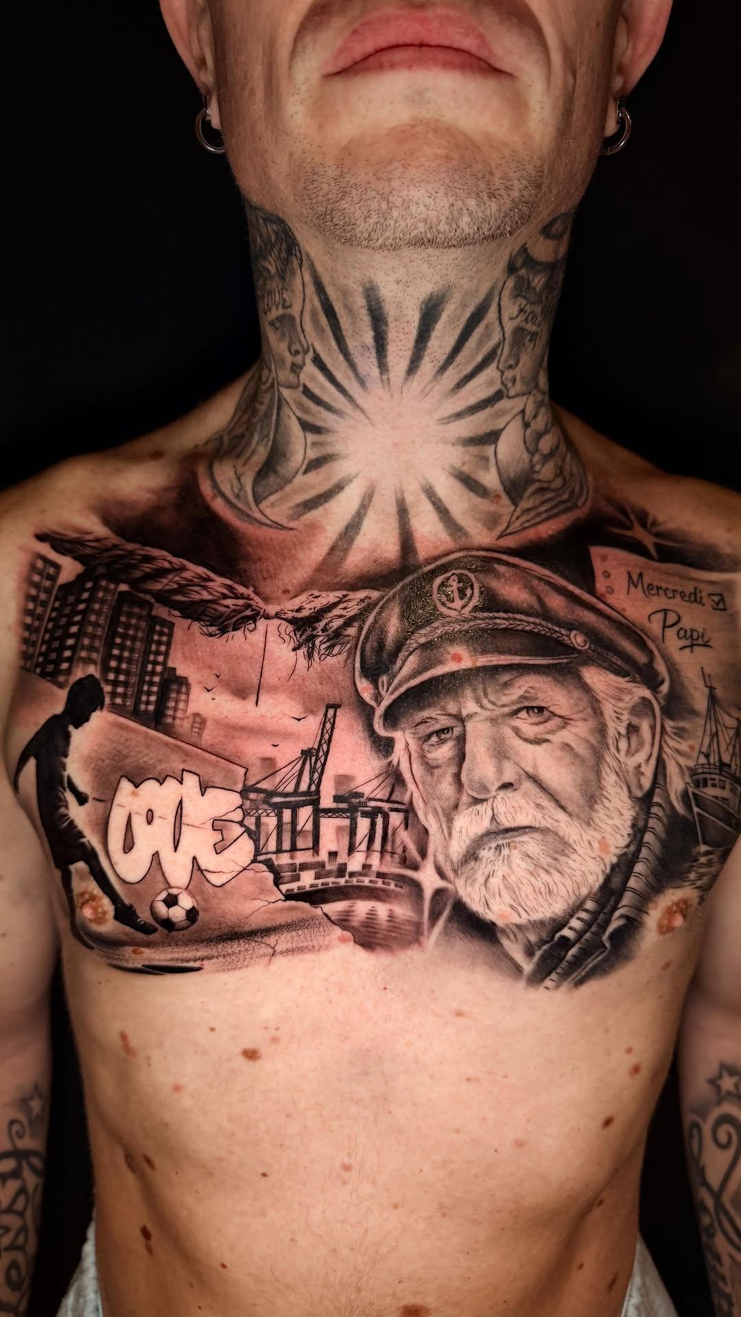 Tatouage Ancre maritime réaliste — flotattooshop