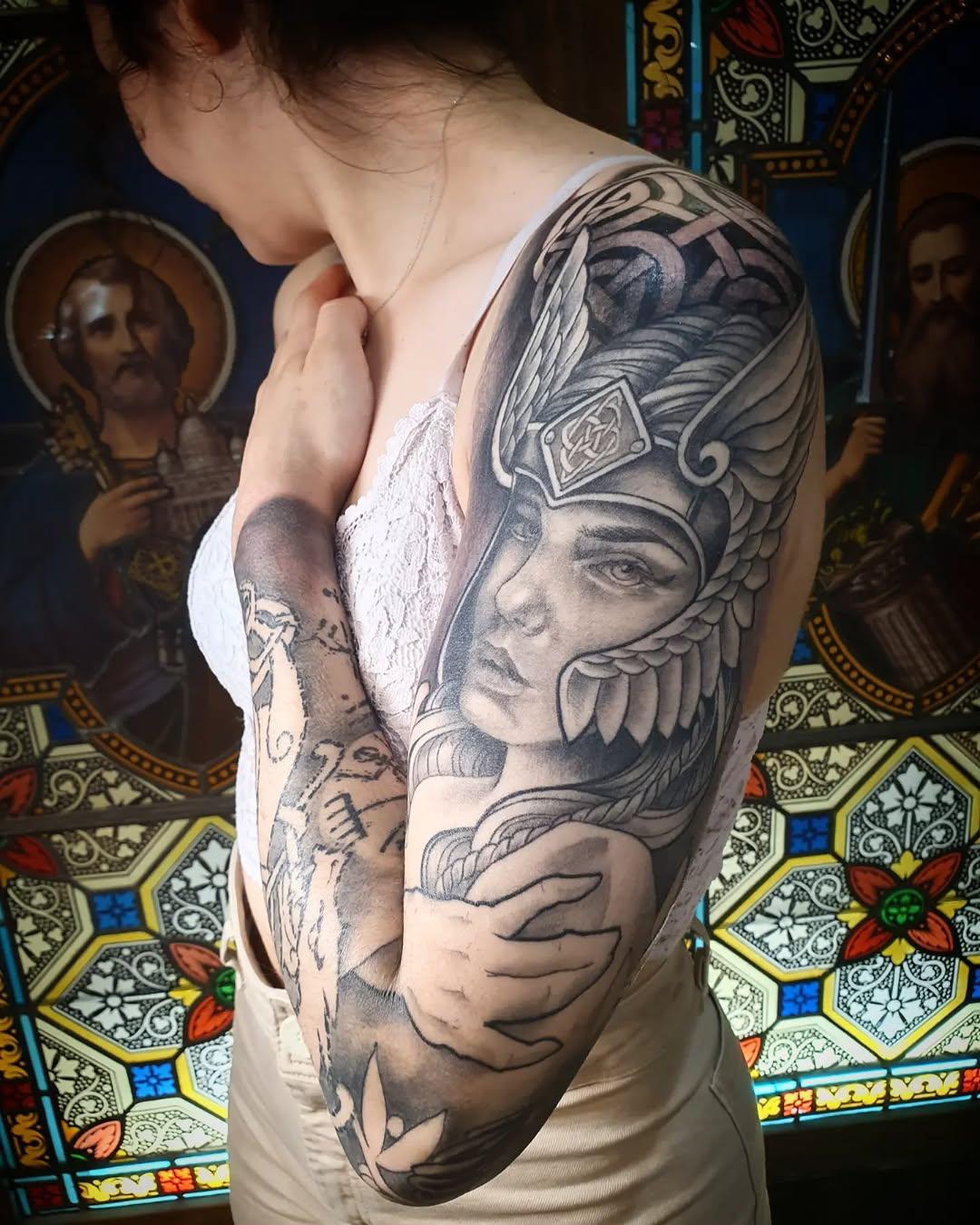 Tatouage Viking guerrier — steve.h_tatouages