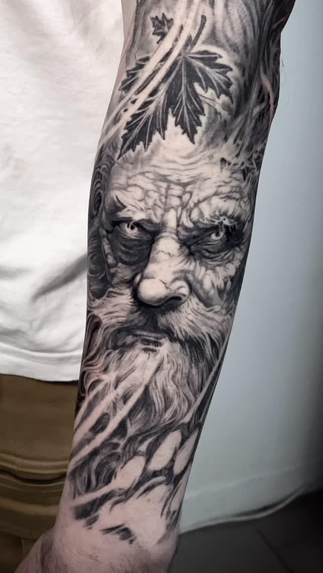 Tatouage Nymphe ange guerrière — henri_tatts