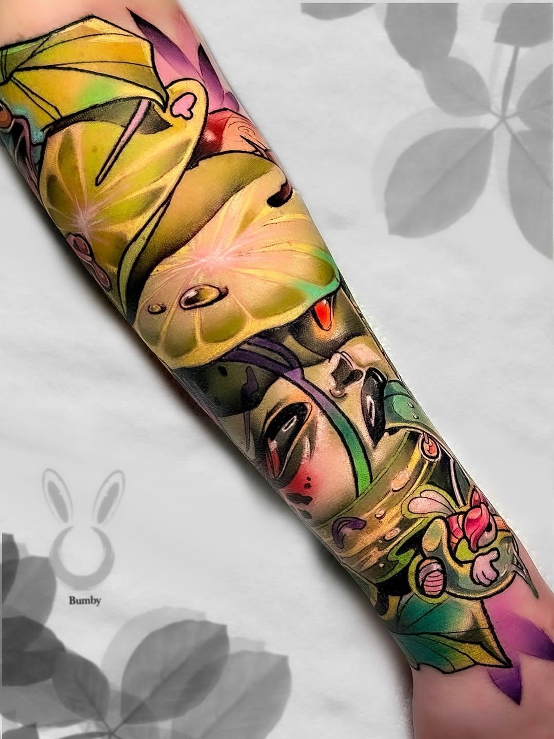 Tatouage Poupée marécage jambe — bumby_tattoo