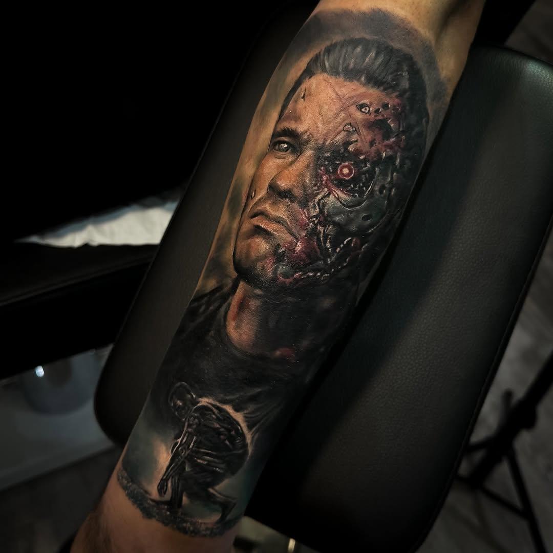 Tatouage Terminator T-800 — dydy_werwolf